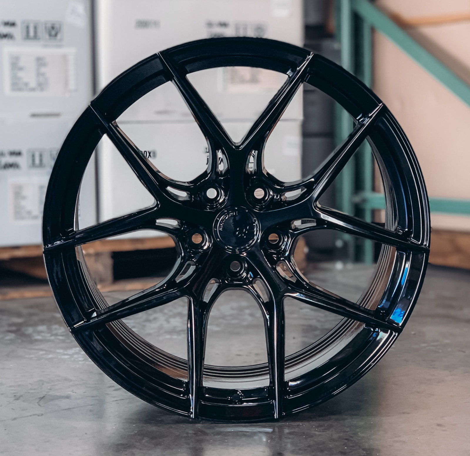 20" Avant Garde M580R Wheel Set fit AUDI R8 R-Forged Black 20x9 20x11 OPEN BOX
