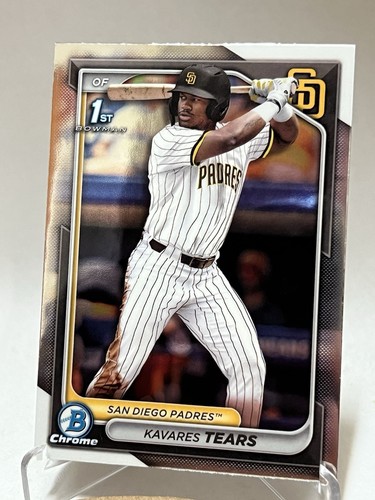 2024 Bowman Draft - Chrome #BDC-57 Kavares Tears (1st Bowman) - Picture 3 of 5