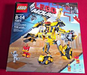 💚2014💚RETIRED💚RARE💚Hard to Find💚LEGO Movie Emmet's Construct-O-Mech 70814💚