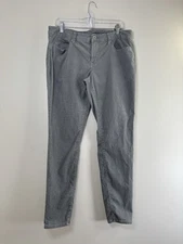 JCP JCPenney Corduroy Pants Size 14 Women's Gray 34x30