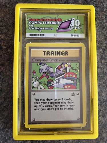 Pokemon TCG - Computer Error 16 Promo Wizards Black Star Promos ACE 10 GEM MINT
