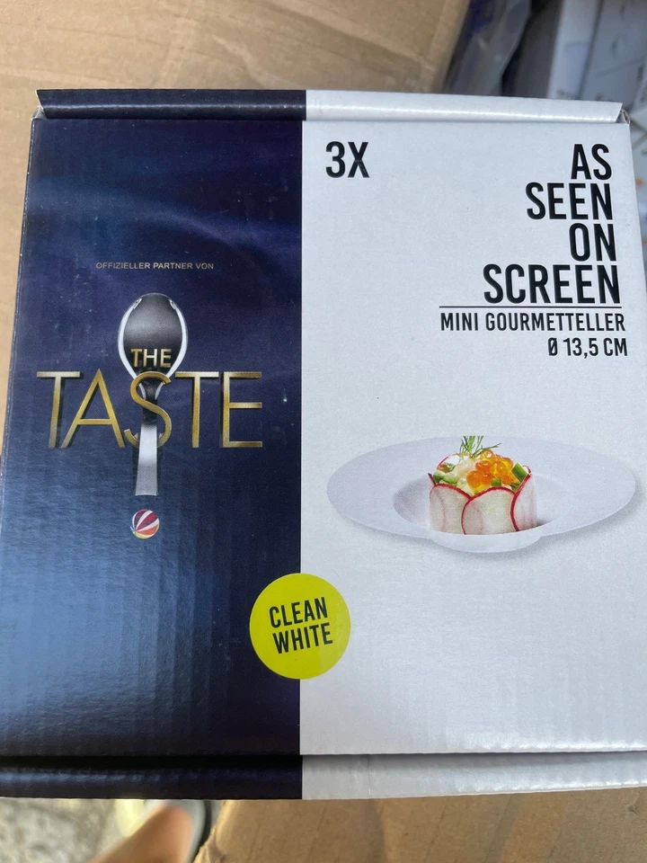 8 Teller, Pastateller, The Taste, Flying Buffet, 13 cm, Mini Gourmetteller