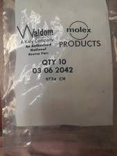 NIB MOLEX - 03-06-2042 - Connector Housing Qty. 13 bags of 10 Available