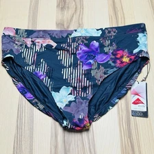 CALIA Wide Band Bottoms Large Botanical Garden Print XXL