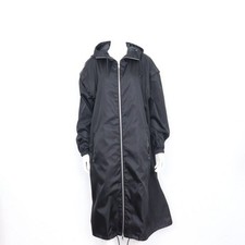 Prada Nylon Gabardine Hooded Women's Long Parka Jacket 291829 152898603