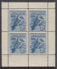 AUSTRALIA 1928 3d Kooka Mini-Sheet MH