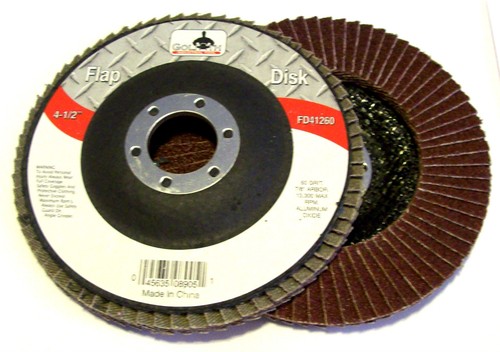50 Goliath Industrial 4-1/2 ZOLL KLAPPSCHEIBEN 40ER KÖRNUNG FD41240 WINKELSCHLEIFERSCHEIBE 4,5 ZOLL - Bild 2 von 2
