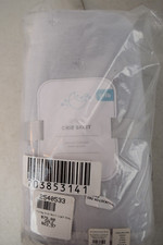 Pottery Barn Baby finley Crib Bed Skirt Nursery NEW Gray with stars 16 Drop