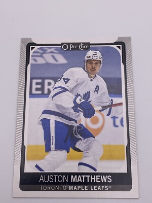 2021-2022 O-Pee-Chee Hockey Auston Matthews #7 Toronto Maple Leafs Center