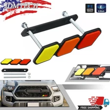 Tri-color Grille Badge Emblem For 2018 2019 Toyota Tacoma TRD 4Runner Tundra