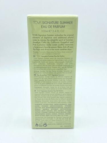 Tova Beverly Hills Signature Summer Eau De Parfum Spray 3.4 oz NEW and SEALED - Picture 3 of 4