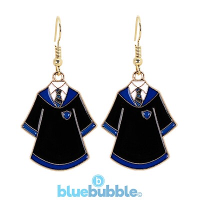 Bluebubble MAGIC SCHOOL Umhang Ohrringe Hexe Zauberer Magisch Kostüm Spaß Cool