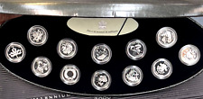2000 MILLENNIUM SILVER CANADA PROOF QUARTER SET W/OGP- 2.1 oz. SILVER 39.86 per troy oz