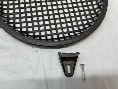 8" INCH GRILL WAFFLE SPEAKER SUB WOOFER SPEAKER GRILLS WITH CLIPS AND SCREWS - Picture 8 of 8