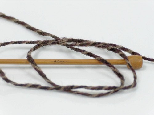 Chocolate Twist #48634 Ice Merino Wool Acrylic Blend Yarn Browns 50gr 98yd Sale! - Picture 3 of 3