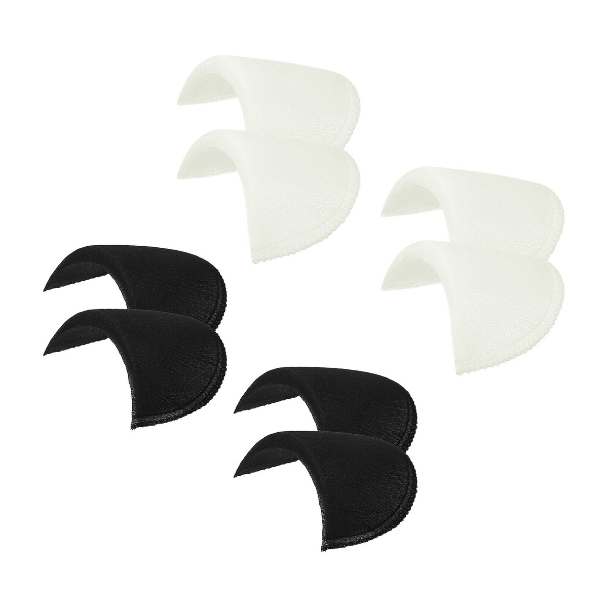 4 Pairs Shoulder Pads, Costume Shoulder Pads Small 1cm Thick for Clothing