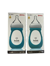 JOOVY Boob Diamond 8 Ounce Bottle with Turq Sleeve Lot of 2