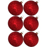 Weihnachtskugel Eislack Rot Schatzhauser ThüRinger Glas Und Weihnachtsschmuck