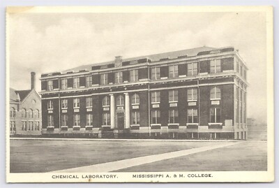MS Starkville, Chemical Laboratory Mississippi A&M College, WB Unp Albertype