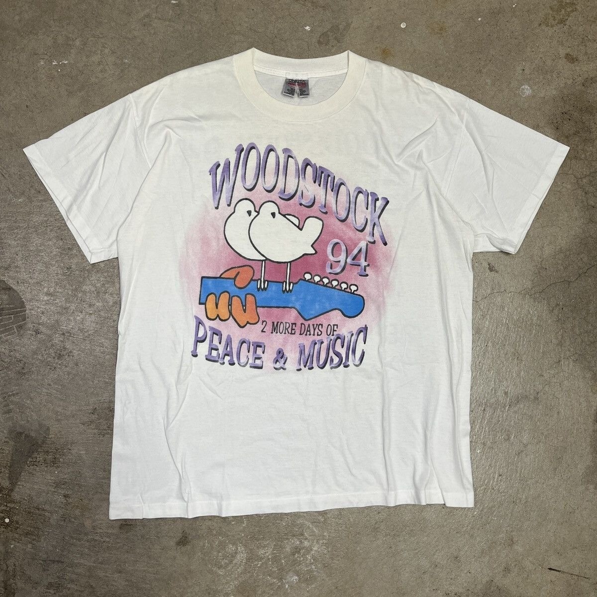 Vintage Woodstock 1994 Shirt Single Stitch 25 Anniversary | eBay