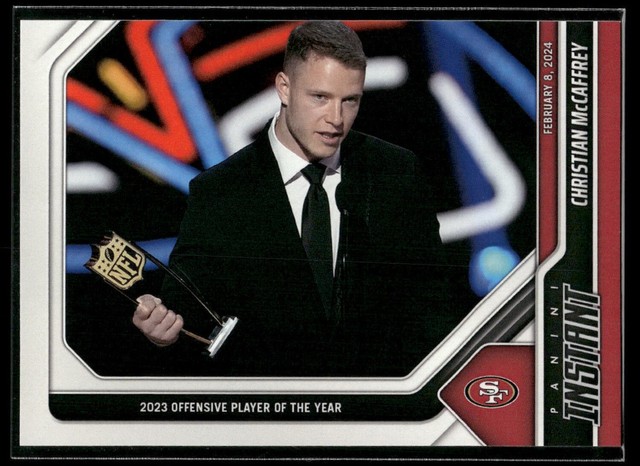 2023 Panini Instant Christian McCaffrey PLAYER OF YEAR 1/133 SP 49ers #206 🔥