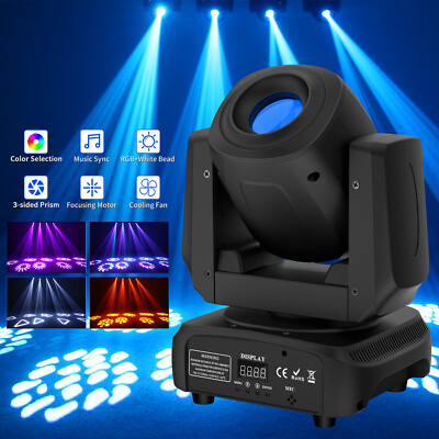 120W Moving Head LED 3 Prisma Gobo Bühnenlicht Beam Spot Partylicht Ostern
