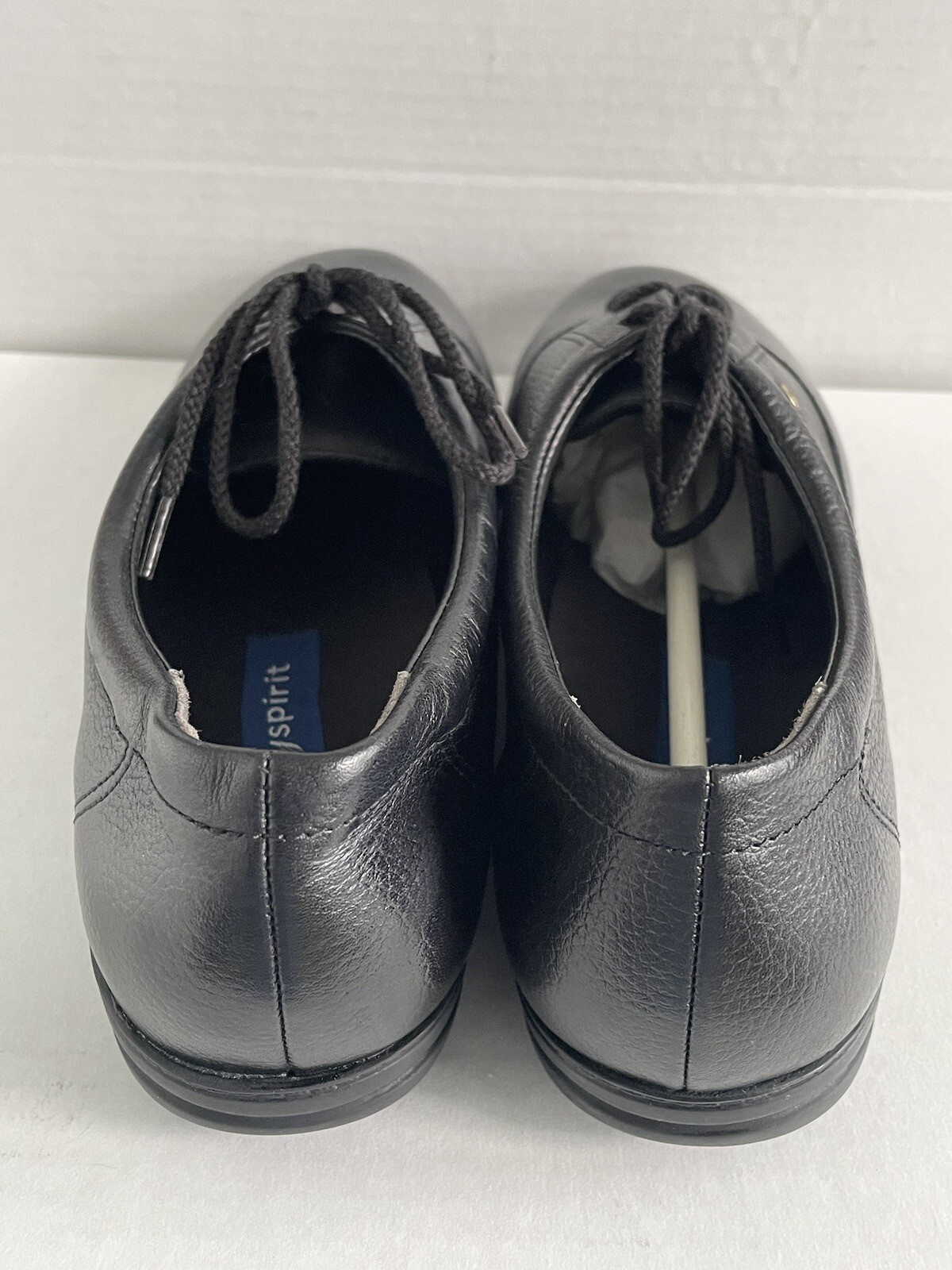 SAOLA Easy Spirit sneaker da donna Motion Oxford in pelle nera taglia 9 5B 2 A