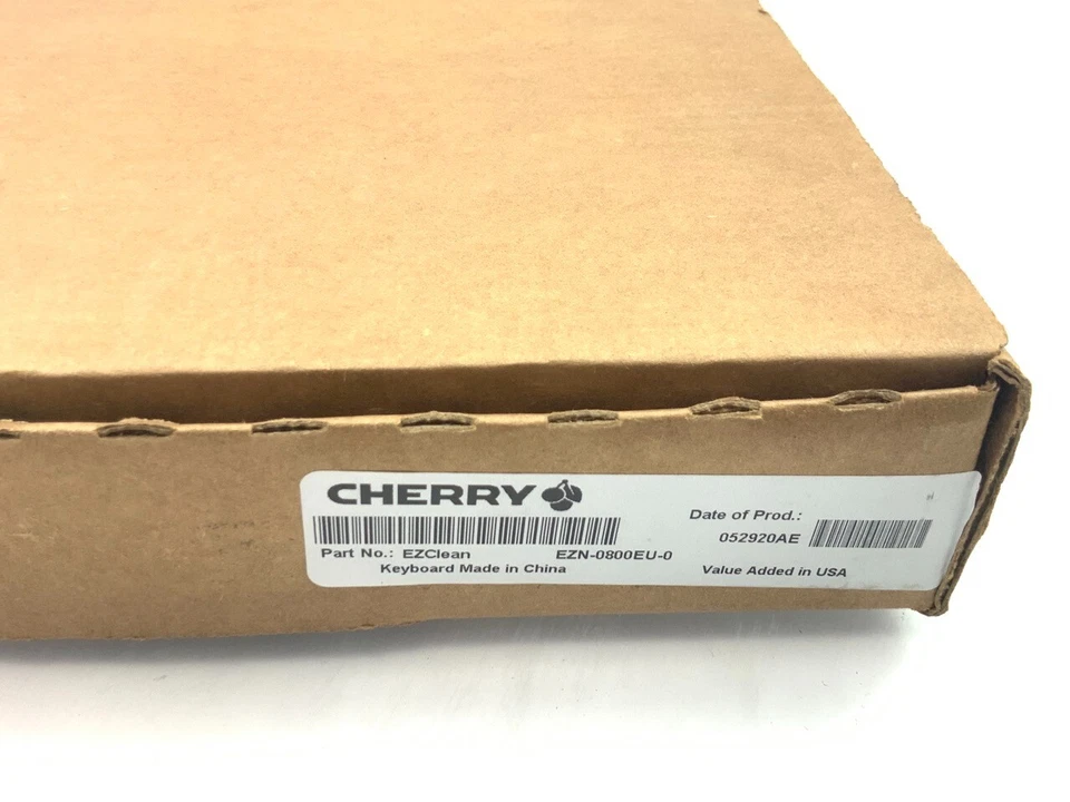 Cherry KC1000 EZCLEAN Flat Cover Keyboard - Light Grey - EZN-0800EU-0 - Image 3 of 3