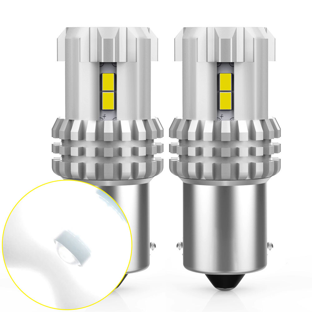 AUXITO 1156 7506 LED Reverse Backup Light Bulbs White 6000K Canbus Error Free