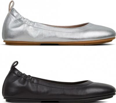 elasticated ballerina pumps