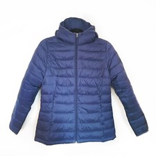 Amazon Essentials Women's Water-resistant Packable Hooded Jacket - Size S - Navy