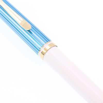 Pelikan Ballpoint Pen Souveran K600 turquoise white Resin Twist