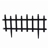 Gartenzaun-Set 10 Teilig Aus Pp, Ca. 60 X 30,5 Cm