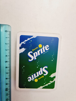 SPRITE POKER BRIDGE SPIELKARTEN ORIGINAL VINTAGE PLAYING CARD NEU