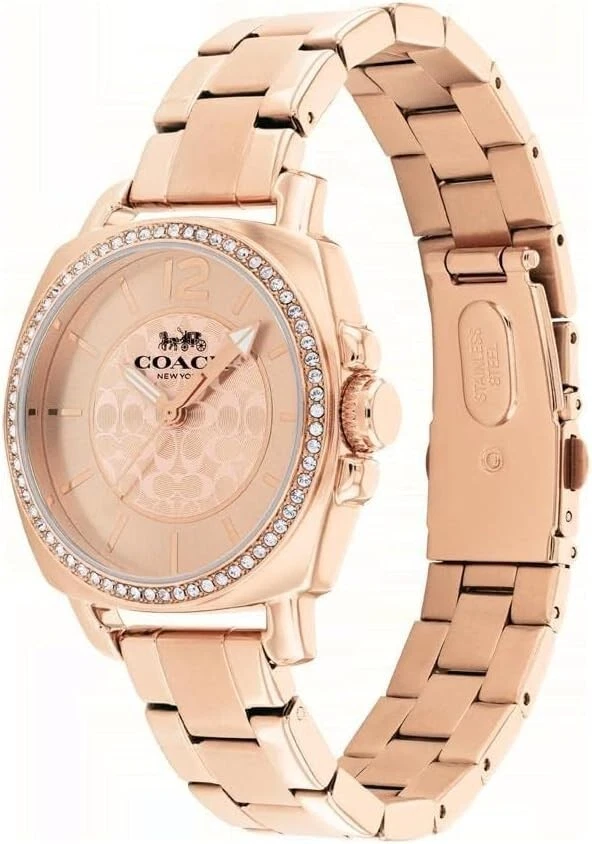 COACH WATCH BOYFIRIEND 14000087 Stainless Steel Watch & Bracelet Gift Set Women - image 4 of 4