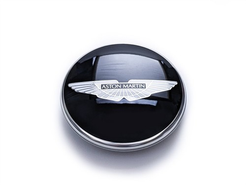 Aston Martin Glossy Black V8 Vantage Virage DB9 Wing Wheel Center Cap OEM 1PC - Picture 2 of 4