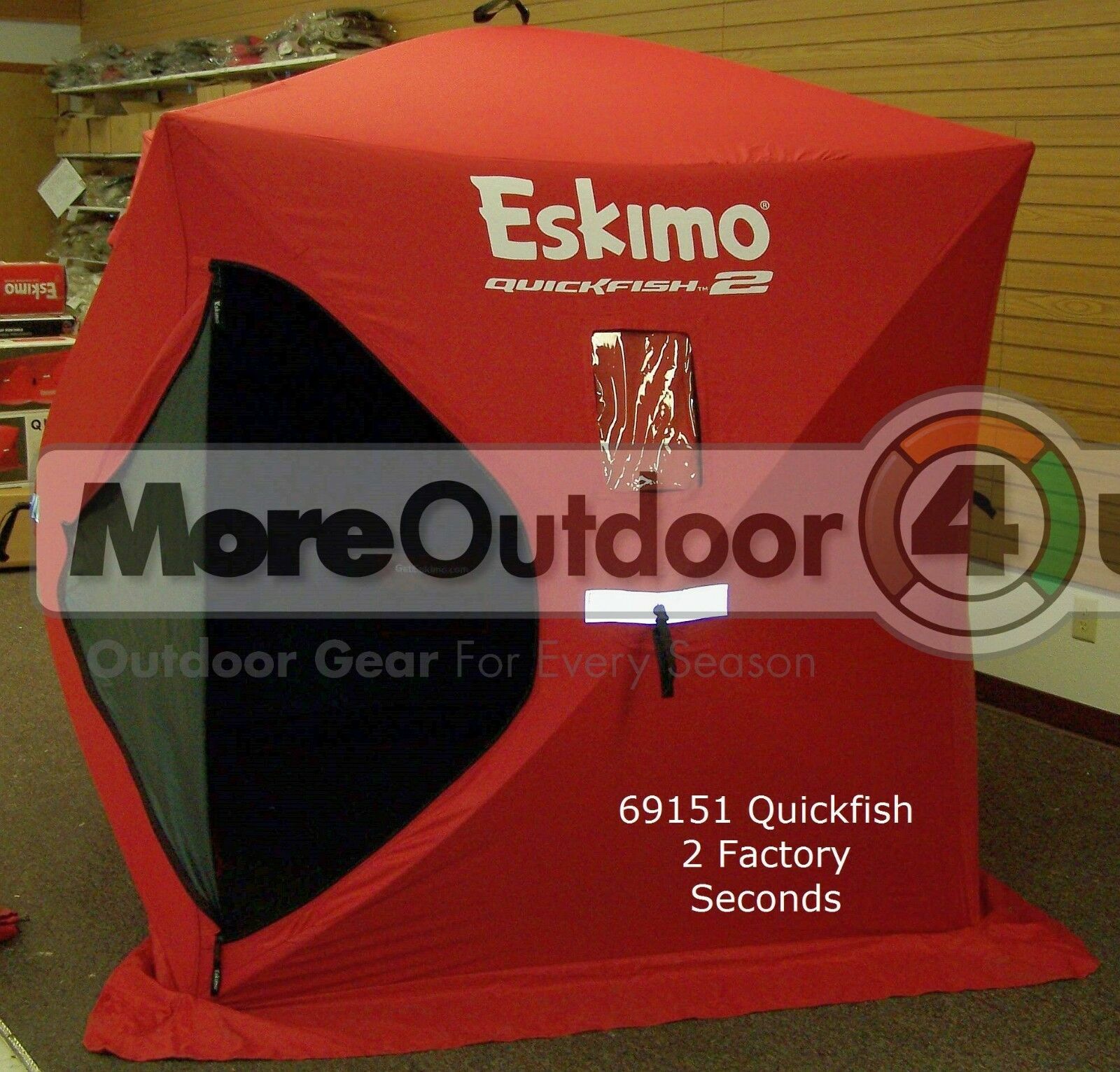 Shelters Eskimo 69151 Quickfish 2 Popup Portable Ice Shelter Sports 2 person Ardisam Inc. Fishing