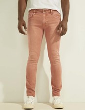 Guess Men's Skinny Jeans Dyed Wash Stretch Denim Size 30