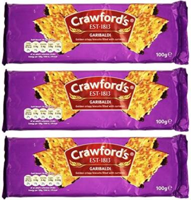 Crawford's Garibaldi Biscuits 100g 3.53 Ounce  Assorted Flavor Names , Sizes 