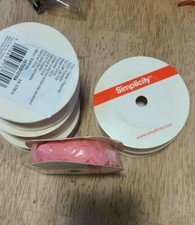 offray 5/8" pink RIC Rac 6 rolls 18 yards