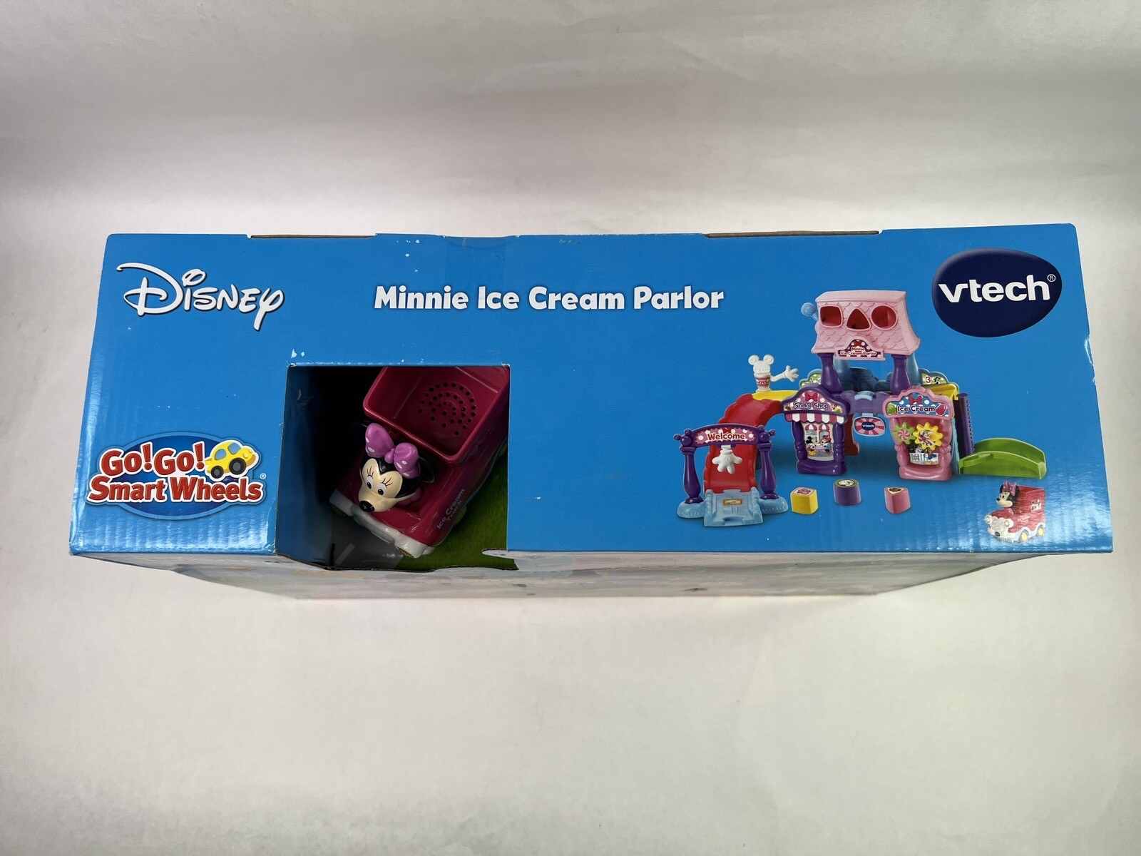 VTech Go! Go! Smart Wheels Disney Minnie Mouse Around Town Playset House NIB NEW