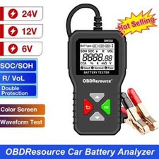 Resource BM550 Car Battery Tester 100-2000 CCA 6V 12V 24V Car Battery Analyzer