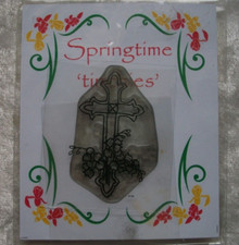 Cross easter religion, ink stamp set, card making used