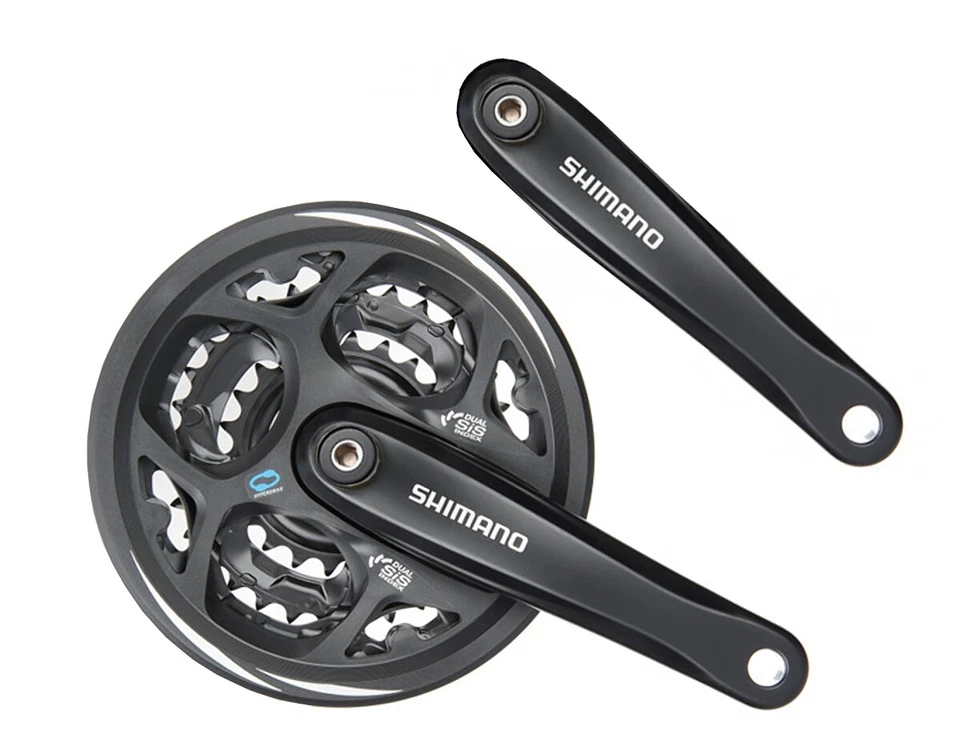 Shimano Kurbelgarnitur FC-M 311 175mm 3x 7/8 fach mit KSS schwarz 22/32/42 175mm - Bild 1 von 1