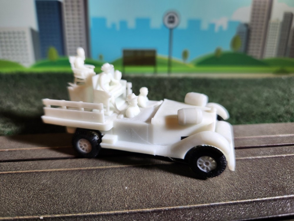 1920s Hillbillies Truck Set with Body, Riders, Spoked Hubs & Axles