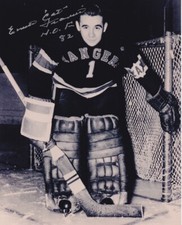 CAT Francis - Emile Francis Signed New York Rangers 8x10 Photo - Hall of Famer
