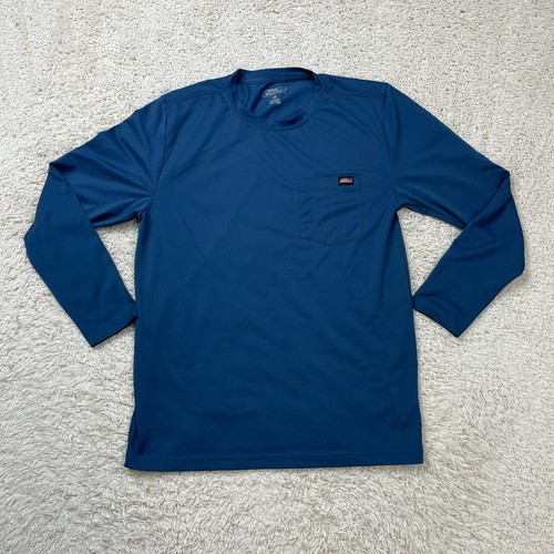Dickies Shirt Medium Men Bright Blue 