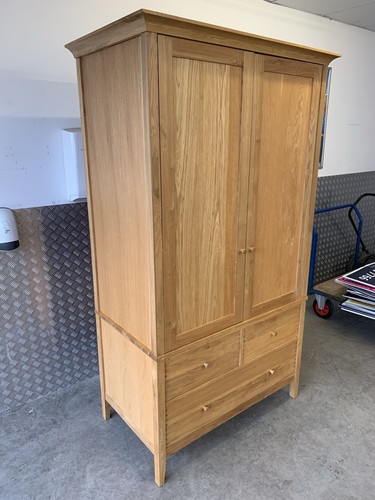 Willis & Gambier John Lewis Espirit oak double Wardrobe with drawers - Picture 2 of 14