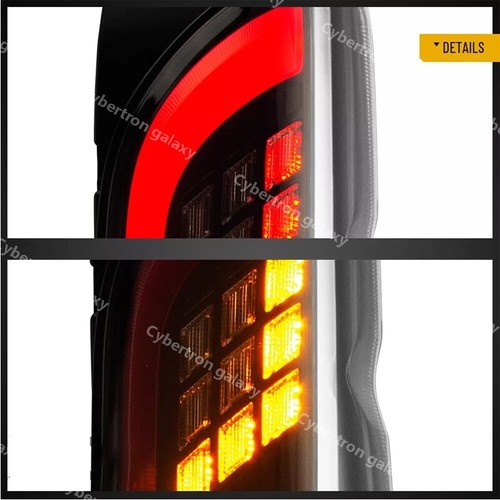Somked Brake Lamps LED Rear Tail Lights For Toyota Hiace Commuter Van 2005-2018 - Imagen 14 de 16