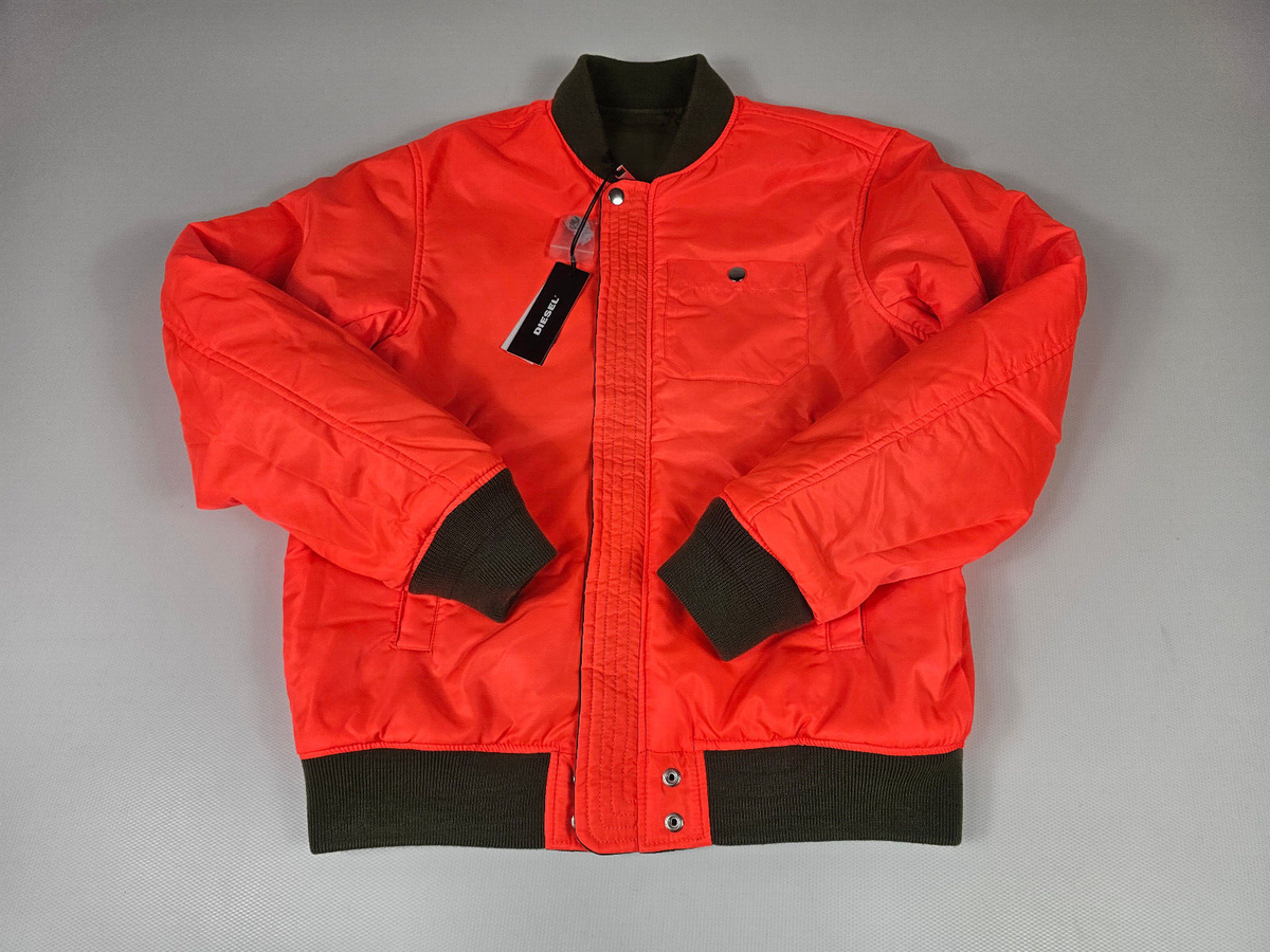 ジャケット・アウター DIESEL J-ROSS-NEW LOGO-REV M A08714 MA-1 Diesel J-Ross-New-Logo-Rev Wende Bomberjacke Jacke Jacket